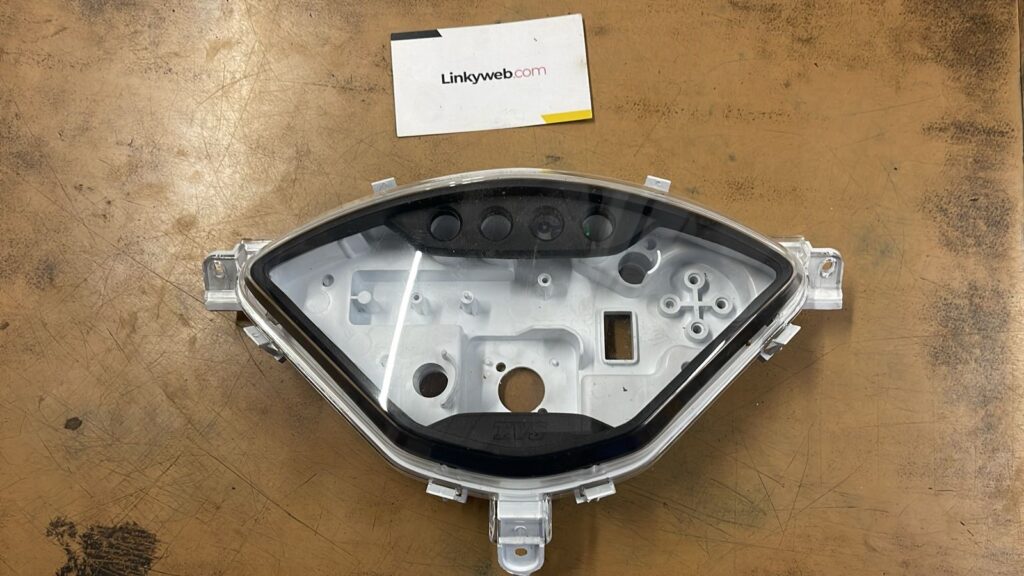 tvs jupiter meter case dashboard cover displayed on a clean surface