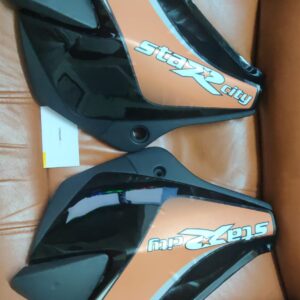 tvs star city side panel in black with matching stickers