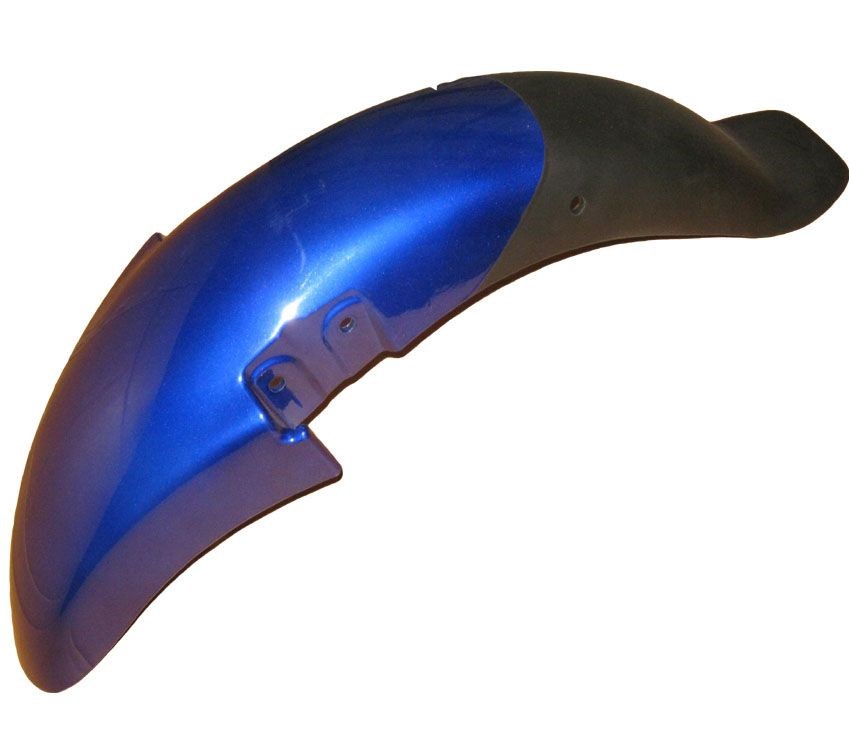 TVS Star CVTI 110 Front Mudguard made from durable fiber in black finish