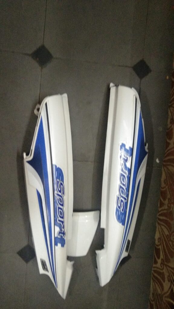 Tvs star sport tail panel white made from high grade fiber material