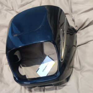 Yamaha Crux R Visor Black Headlight Fairing displayed against a plain background