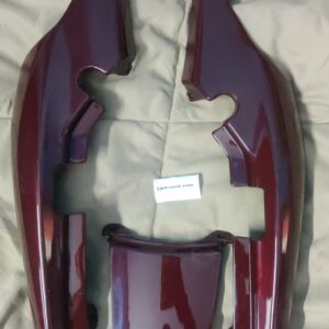 Yamaha Crux Tail Panel Maroon in high-grade fiber material