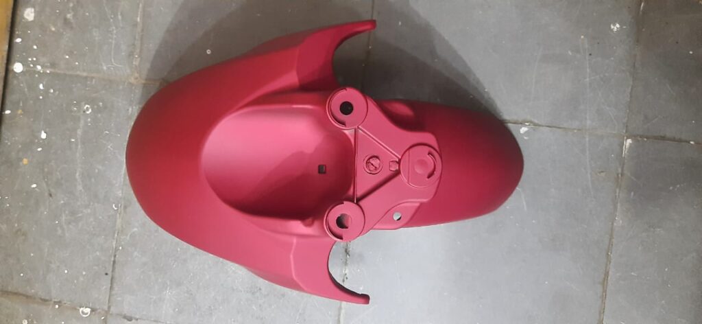 Yamaha Fascino Front Mudguard made from durable fiber material