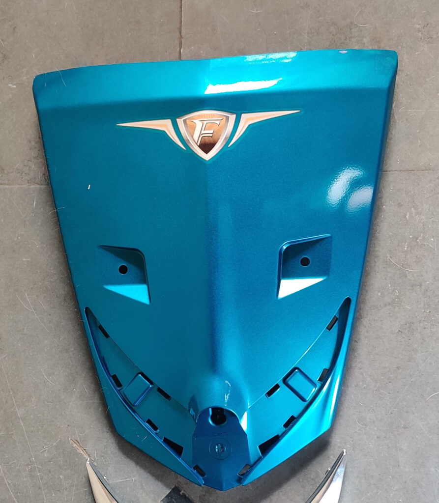 Yamaha Fascino Front Nose Blue high quality fiber spare part