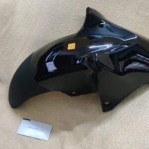 Yamaha FZ front mudguard black made of durable fiber material