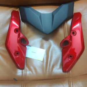 Red yamaha fz headlight visor mask fairing made from durable fiber