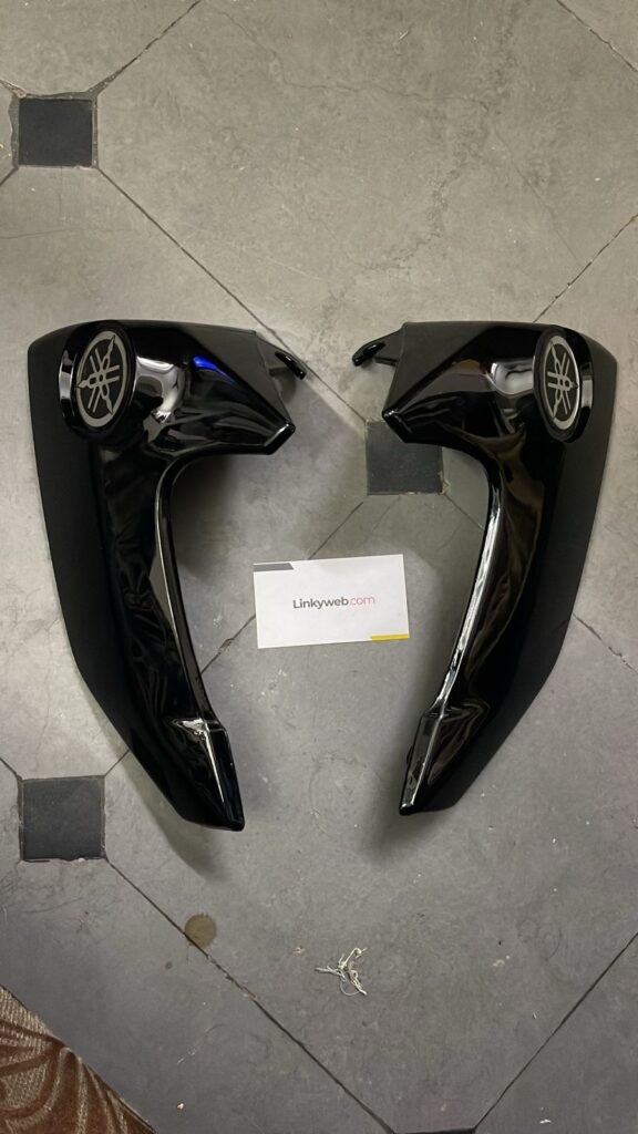 Yamaha FZ TPFC Guard black fiber tank panels for motorcycle protection