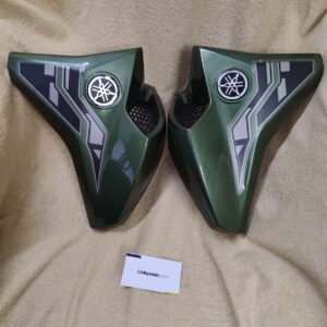 Yamaha FZ V2 TPFC Guard fiber tank panels close up view
