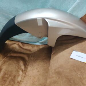 Silver yamaha libero g5 mudguard made from durable fiber material for motorcycles