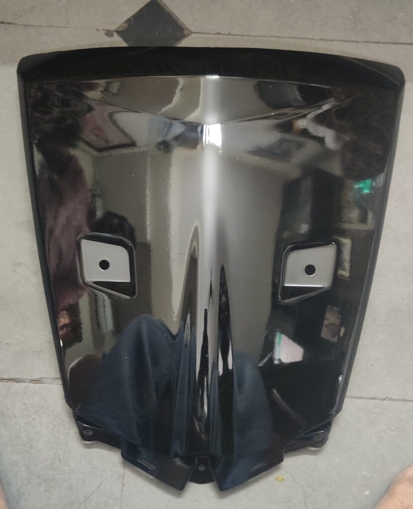 yamaha fascino black nose replacement panel for scooter front apron