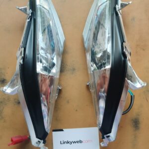 Honda dio front indicators mounted and ready for scooter installation